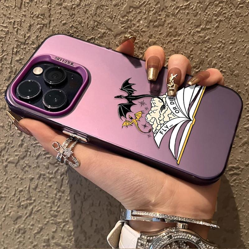 Plating Case for Samsung Galaxy S25 S24 Ultra S23 S22 S21 Plus FE A56 A36 A26 5G A16 A06 4G Note 20 Cool Dragon Wings Back Cover