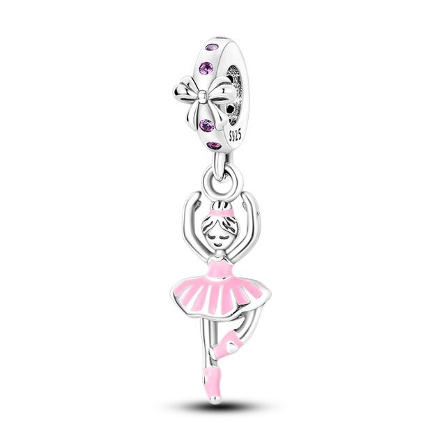 925 Sterling Silver Charms Beads Animal Pendant Dangle Fit Necklace Bracelet Gift Women Party