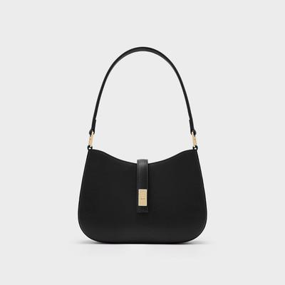 Leather Premium Texture Bag New Fashionable and Versatile Simple Niche Single Shoulder Armpit Bag Crescent Bag
