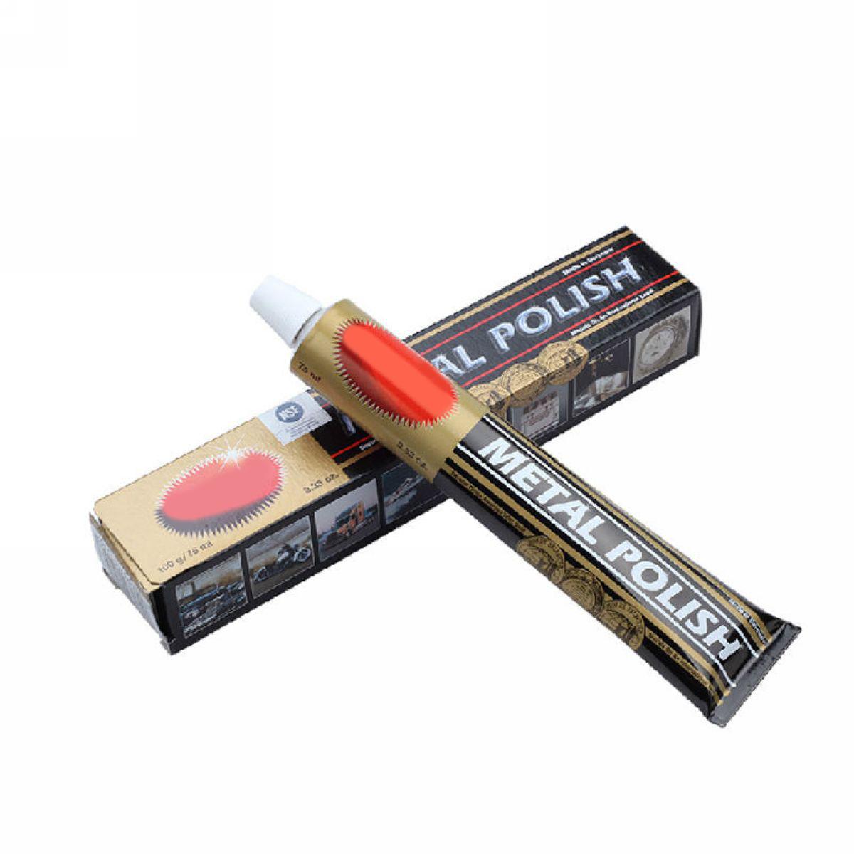 

Нова поліроль для металу Solve, паста для видалення іржі, 75 мл, засіб для чищення хрому для автомобіля, велосипеда, човна