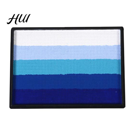 Regenbogen Gesichtsfarbe 50G für Körperbemalung, Hochpigmentiertes Make-up Kinder Halloween Party Cosplay, Abwaschbar Erwachsene Langanhaltend