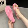 Internet celebrity super fire flat bottom flip-flop slippers women's summer wear 2025 new high-end non-slip cool slippers
