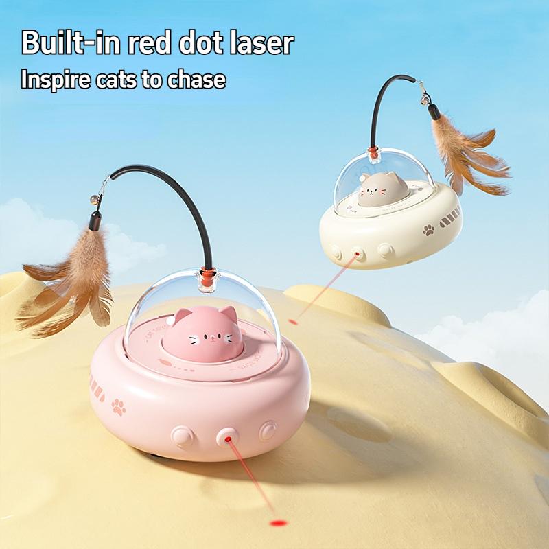 Automatic Cat Toys Interactive Smart Teasing Pet LED Laser Indoor Cat Toy Accessories Handheld Electronic Cat Toy For Dog