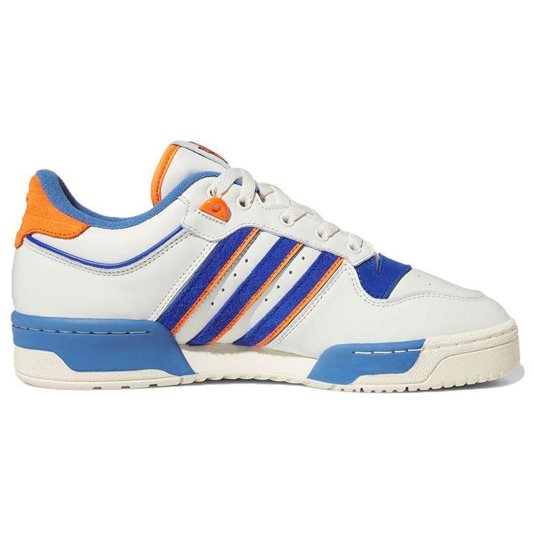 adidas Rivalry Low 86 NYC - White Unisex Sneakers White-Tint Royal-Blue Orange ID4781