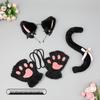 Cute Kitten Cosplay Set: Cat Ears Headband, Paw Gloves & Tail Accessory
