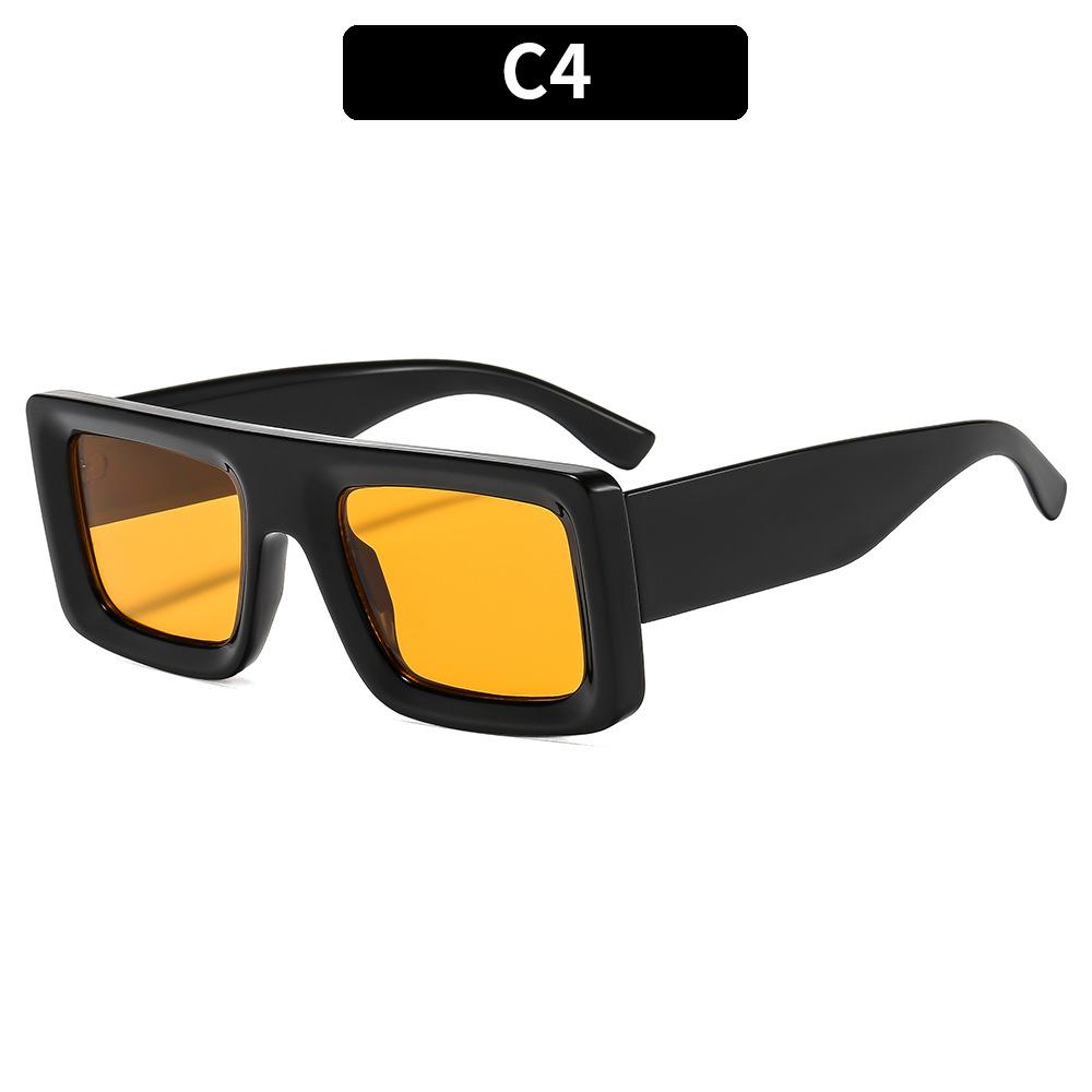 European And American New Square High-End Sunglasses Casual Versatile Outdoor Anti-Ultraviolet Sunglasses Internet Celebrity Sunglasses