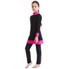 Swimsuit Girls 3pcs Long Sleeve Kids Swimwear Muslim Islamic Swimming Suit Sets