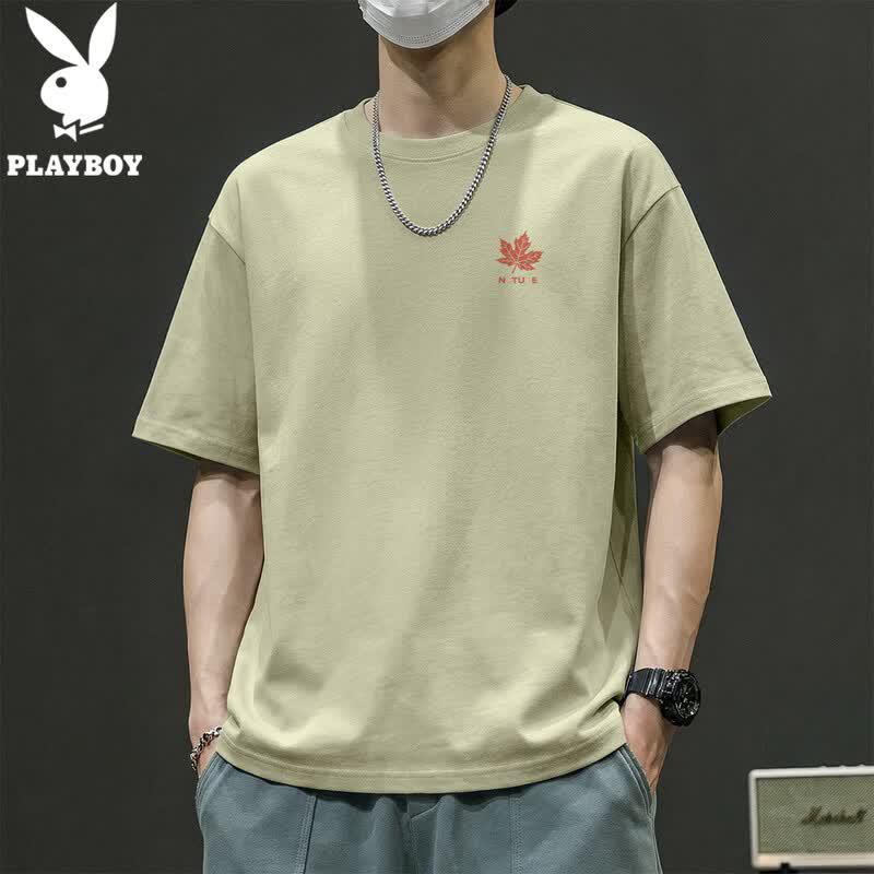 

Playboy Men s Pure Cotton Crew Neck T-Shirt 2XL