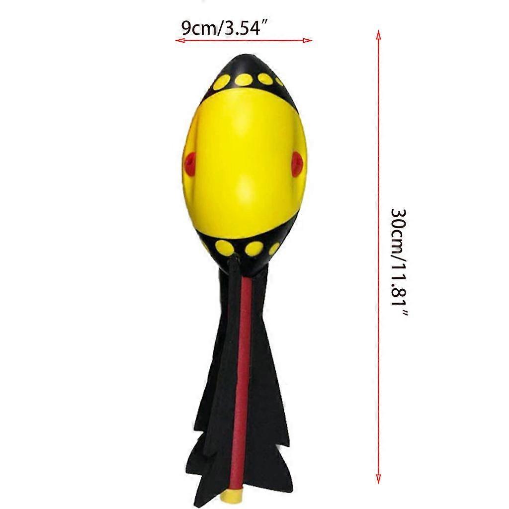 1Set Outdoor Sport for Play Toy Toss Game Toy Long Range Flying Distance Whistle Inside Lightweight Outdoor Flying Toy G  yellow