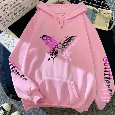 Damen Sweatshirt Mit Print Kapuzenpullover Jacke Ganzjahres Damen Täglich Lässig Mode Pullover Zuhause Outdoor Komfort Kapuzenpullover
