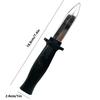 Trick Simulation Shrink Knife April Fool's Day Halloween Prank Toy Parody Scary Dagger Magic Prop