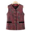 Vest Women's Spring Clothing Thin Outer Wear Chinese Vest Old Lady Vest Cardigan