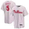 Philadelphia Phillies Baseball Jersey Mens Embroidered V-Neck Sportswear Loose Fit Nylon Athletic Top Fan Wear