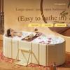 Reusable Foldable bath tub for adults Without installation Tall and thickened Double Bathtub Portable Convenient SPA Soaking Tub