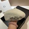 Japanese Irregular Wool Beret Light Luxury Rhinestone Three-Dimensional Bud Hat Temperament Painter Hat