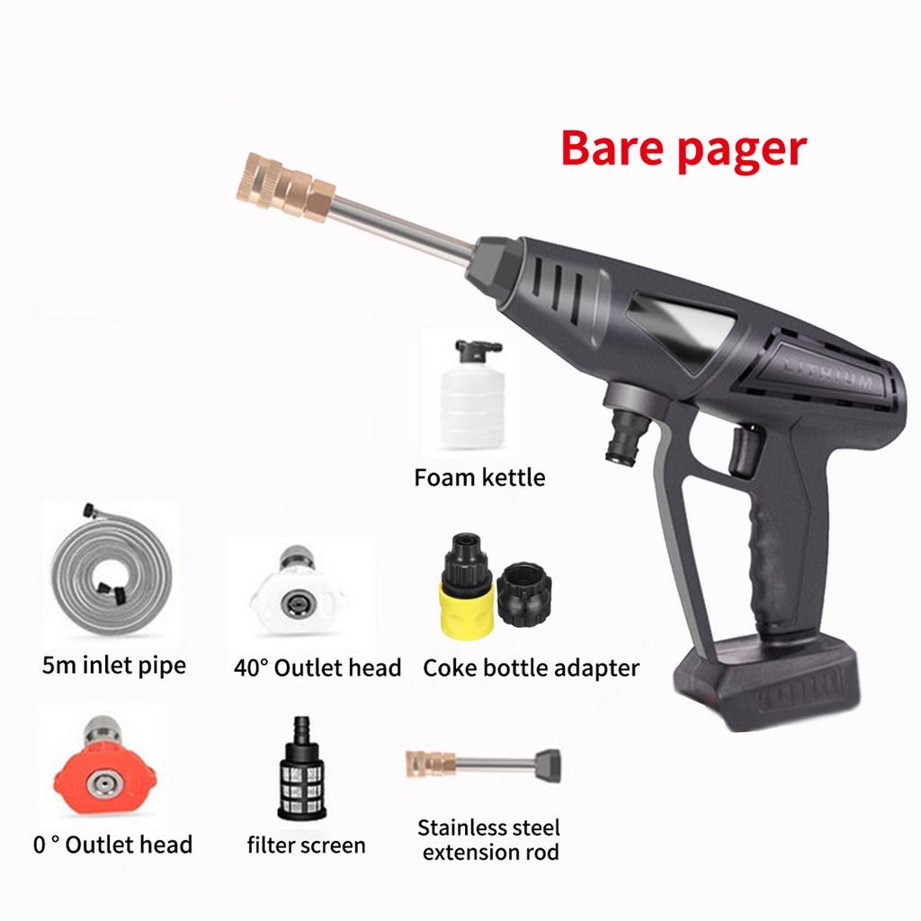 40BAR 500W 48V Portable High Pressure Washer Foam Cordless Washer Guns Wireless Car Washer High Pressure Car Wash Water Guns Only machine
