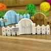 Microlandscape Fence Wood Fence DIY Resin Design Process Miniature Fairy Garden Hut Landscape