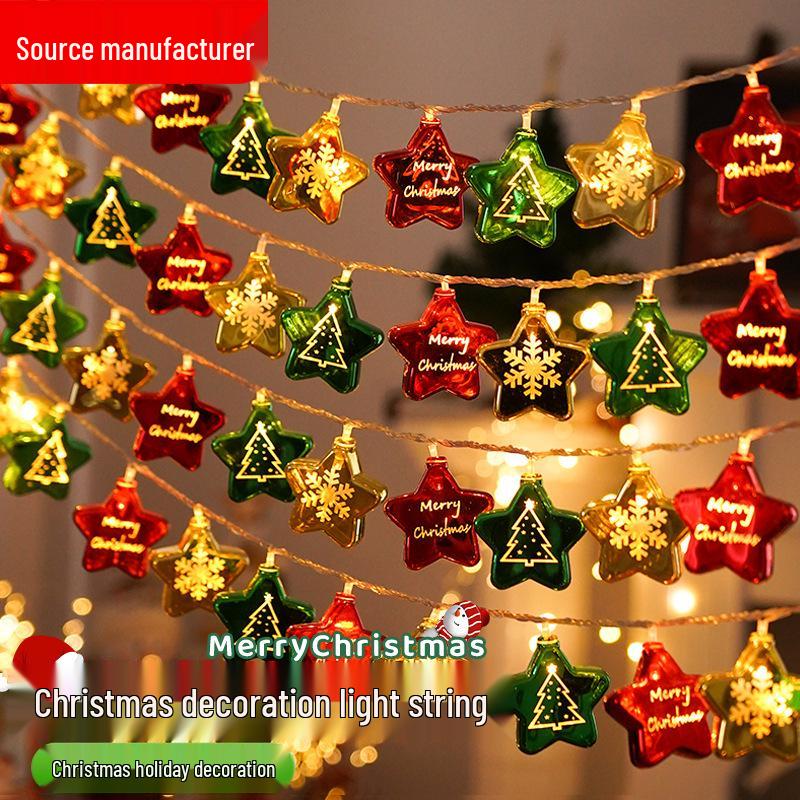 LED String Lights for Indoor Christmas Decor: Fairy Lights for Trees & Windows, Flashing Ornaments