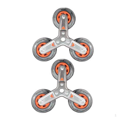 2Pcs Stair Climbing Wheels Caster Replacement Portable Convenient Climber Dolly,