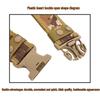 Tactical Military Training Belt with Plastic Insert & EVA Sponge Canvas