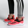 Adidas Rapidazen 2 Comfortable Casual Non-Slip Breathable Low-Top Kids Running Shoes Kids Running Shoes Orange Black FV2606