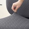 Stretch Covers For A 2-Piece Computer Chair Jacquard Cover For Swivel Office Chairs Cover For Computer Chair With Armrests