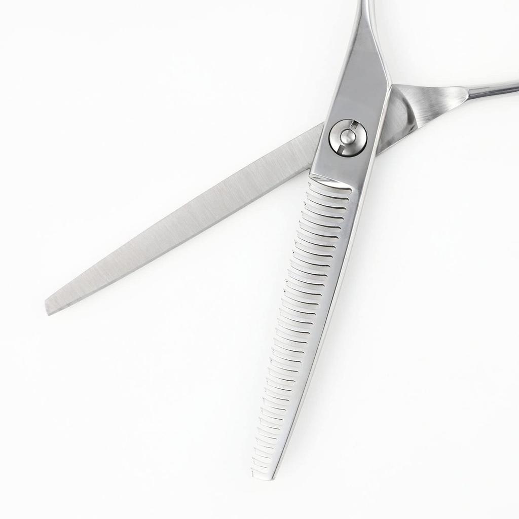 deeds Professional Quality Hair Cutting Scissors and Thinning Shears Set, 6.0 Inch Forged Hairdressing Shears with Comb and Case, AG-01