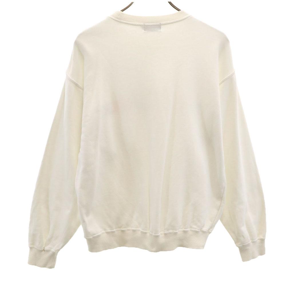 FRED PERRY made in Japan Long sleeve sweat trainer S White Men's Used