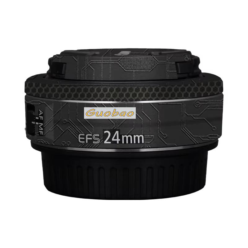 For Canon EF-S 24mm F2.8 STM Lens Decal Skin for Canon EF-S24 F2.8 Lens Cover Film 24 2.8 Protective Sticker for canon 24mm 2.8