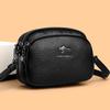 Stylish Casual Small Square Bag Large Capacity Soft Leather Single Shoulder Crossbody Mother Bag