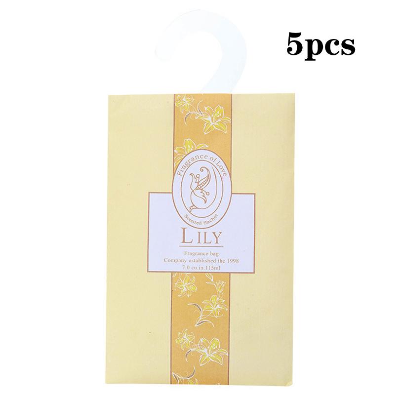 

5-pack hanging spice wardrobe sachet