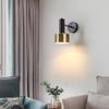 Nordic Minimalist Metal Wall Lamp for Bedroom, Living Room, and Hotel Rooms