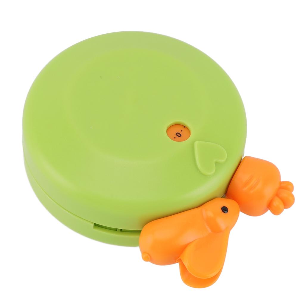 Cartoon Rabbit Kitchen Timer Mechanical Manual Timer Alarm Reminder Timepiece Countdown Tool for Home Green