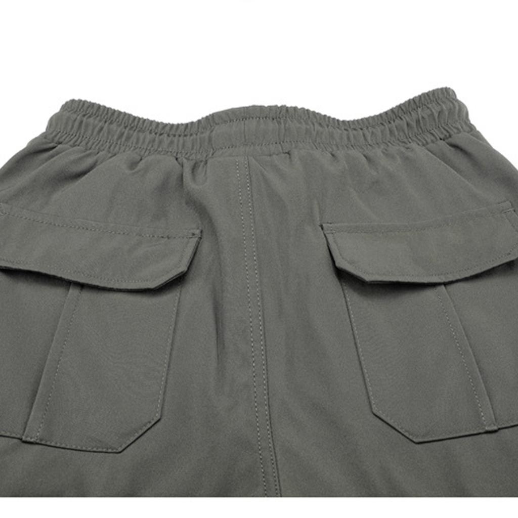 Men'S Casual Pants Loose Jogging Sports Large Pockets Leg Cinching Pants