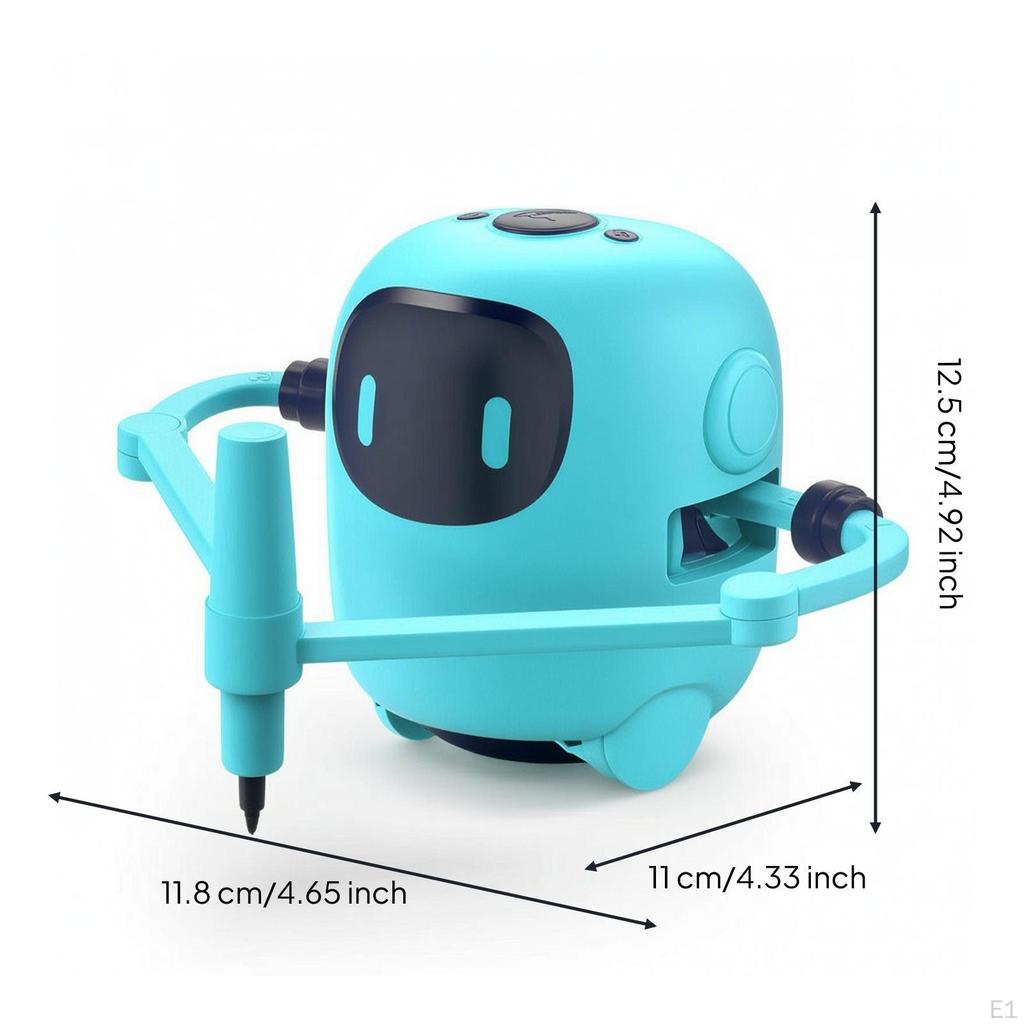 Drawing Robot with Cards Instructive Tracing Toy Screen for Kids, Young Children, Home,