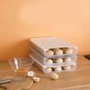 Automatic Rolling Egg Box Transparent Egg Dispenser for Fridge Fresh-Keeping Box Egg Basket Storage Containers Kitchen Organizer