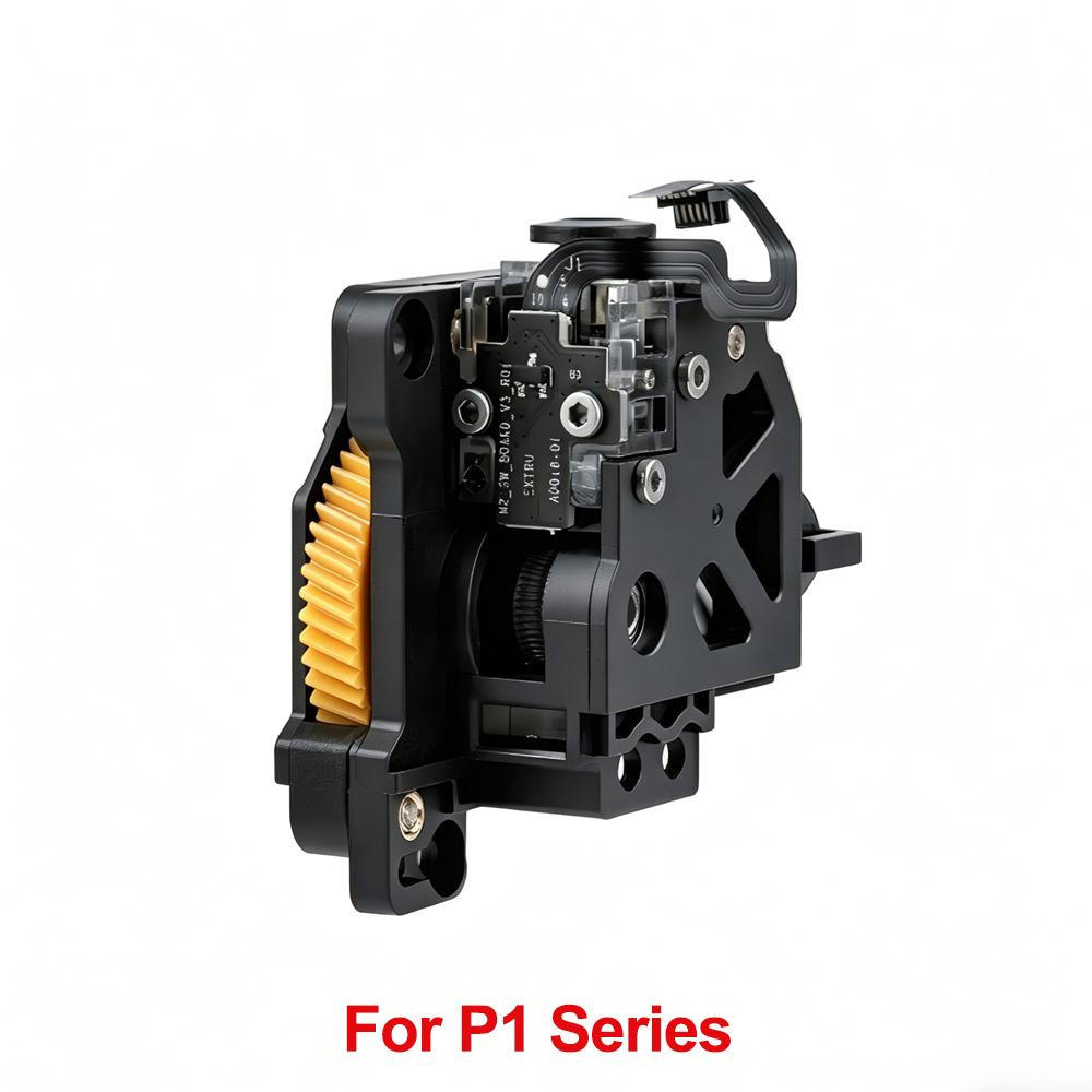 

Hardened Steel Extruder Kit for 3D Printers - EARTH S SURFACE, Dual Gear, High Torque, Built-in Sensor, for X1/P1 Series For P1 Series Extruder