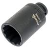 35mm Impact Socket for Drive Shaft 12-point 1/2' Asta