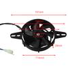 High Performance 12V Motorcycle Oil Cooler Fan Compatible with 150cc 200cc 250cc ATVs Quads Go Karts and Buggies