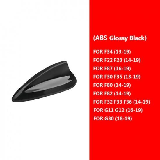FOR BMW F30 F32 F36 F22 F80 G30 M3 M4 GLOSS BLACK SHARK FIN ANTENNA COVER Trim