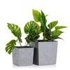 Donica Flore Szary Beton H19X19 Cm
