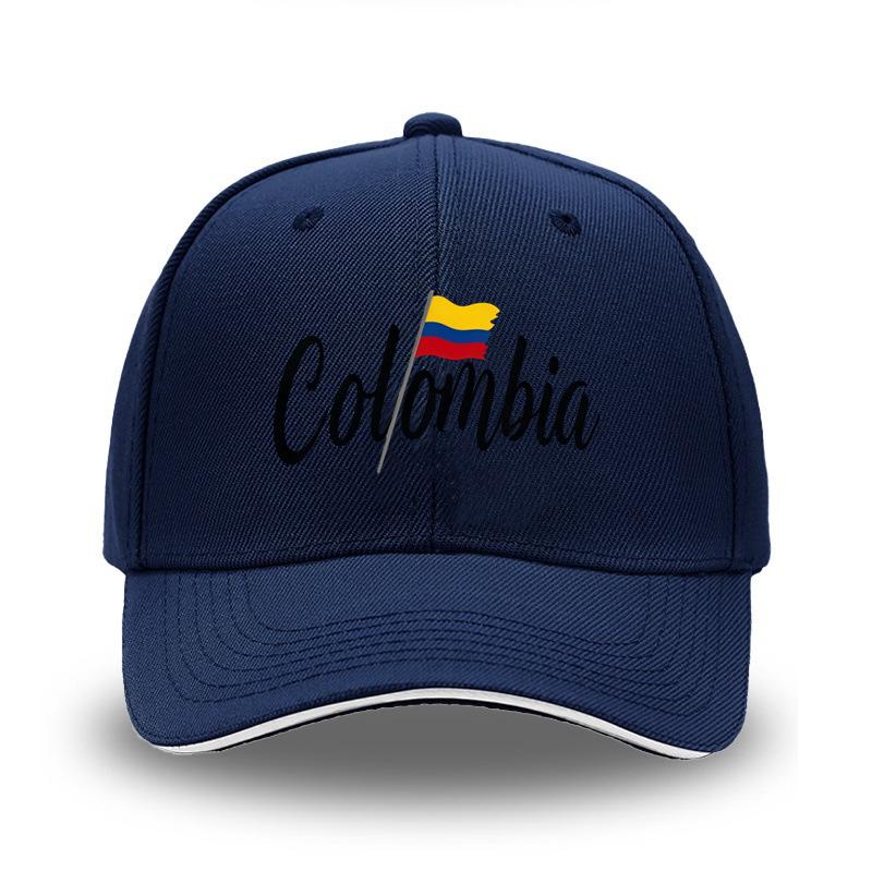 Sandwich Sandwich Print Colombia European American Hardtop Curved Along Baseball Hat Men's Outdoor Visor