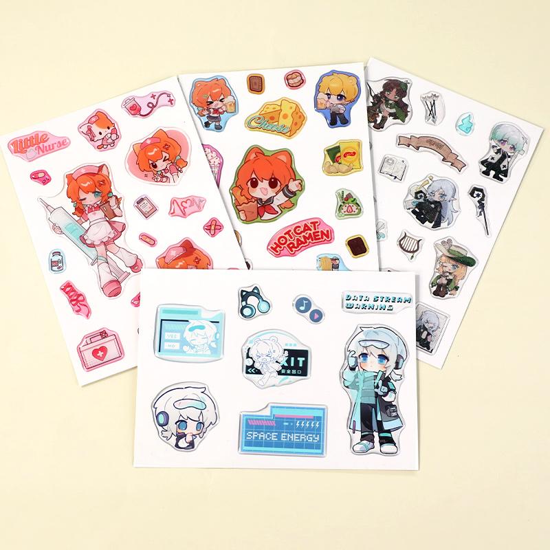 Vograce Custom Epoxy Sticker Sheets A5 (148*210mm)