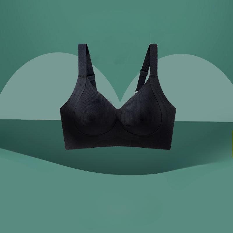 Seamless Bra Women's Lift Top Support Anti-sagging Corset Large-sized Women's Underwear Gathering and Retracting Accessory Breasts Adjustable Bra