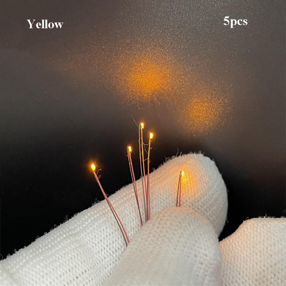 5pcs 0603 Figurines Building Blocks Wires DIY Materials Led SMD Wires  For Model Train