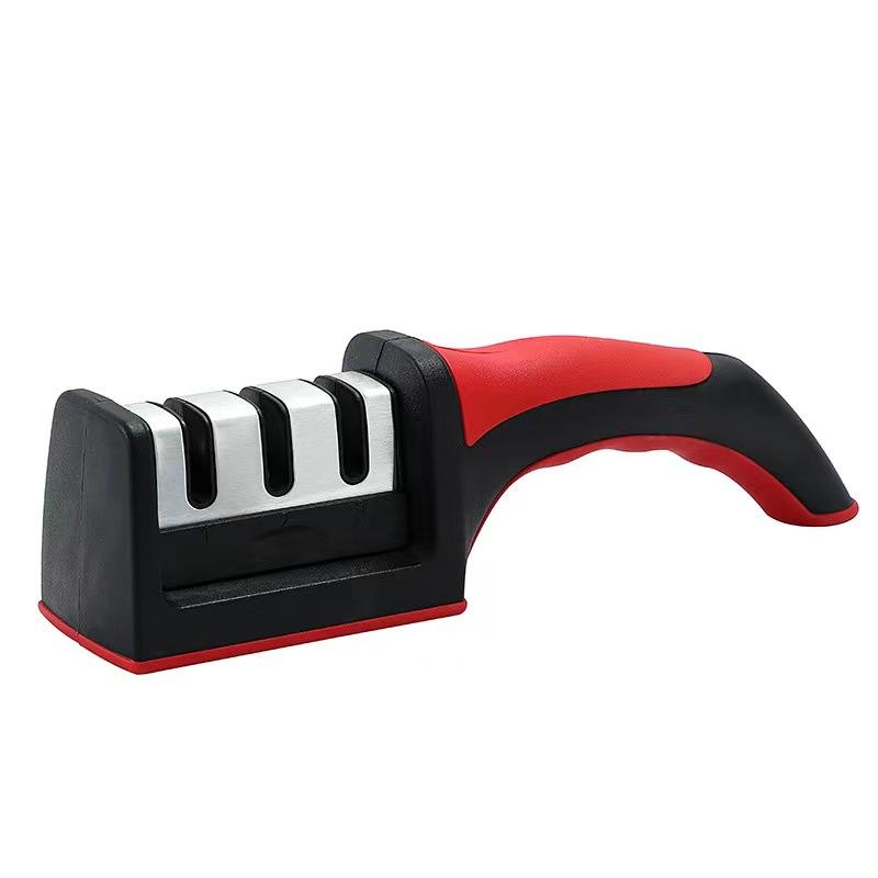 Knife Sharpener Manufacturer Three-stage Four-stage Anti-skid Sharpener Multifunctional Kitchen Sharpener, Kitchen Knife Scissors Sharpener