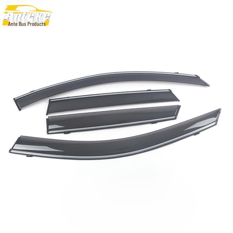 19 Q3 Rain Deflector with Bright Strip Sun Visor Decor Sticker