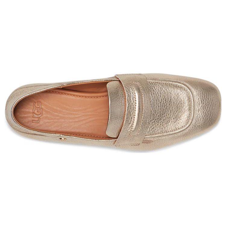 UGG Comfortable Soft Sole Casual Flats Women Flats Light-Metallic 1125053-PGMT