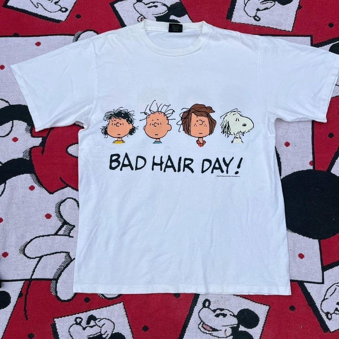 Bad Hair Day Cartoon Retro Unisex T-shirt S-5XL XL