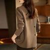 Women's Spring/Fall Casual Blazer - Elegant Design Loose-Fit Jacket